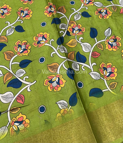 Casual Wear - Fancy Art Silk Tussar Saree - VVFAS001