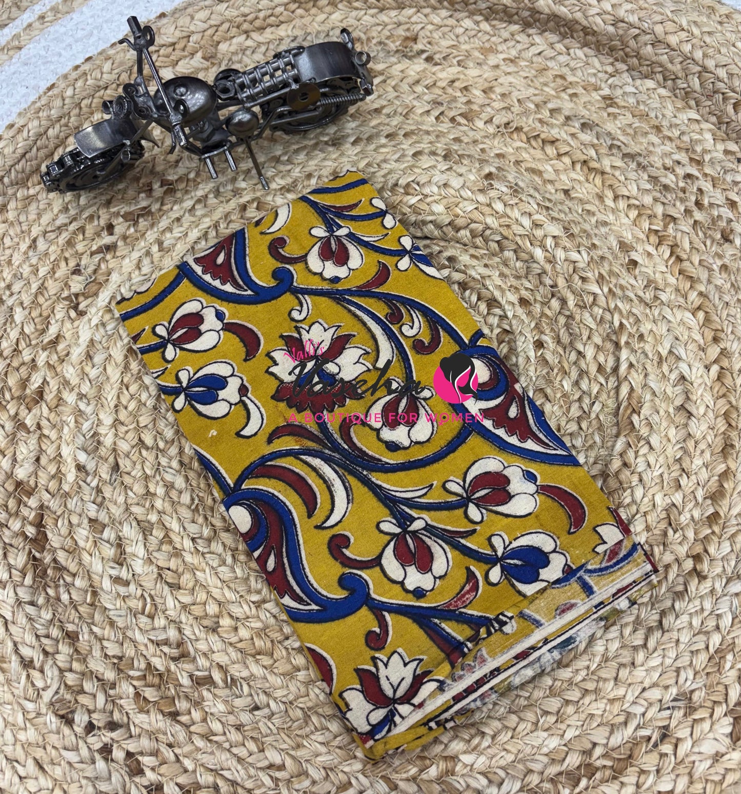 Blouse Bit - Pack Of 10pcs - Assorted Designs - Cotton - Kalamkari - 1 mtr - VVBB002