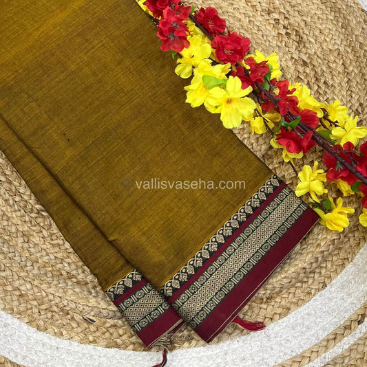 Narayanapet Mercerised Cotton Saree - VVNMC001