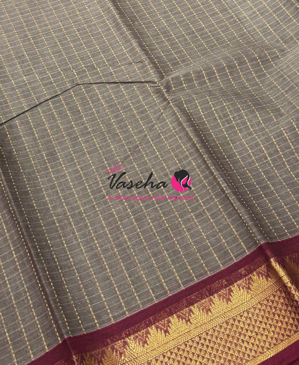 Kanchi Cotton Saree - VVKCS027