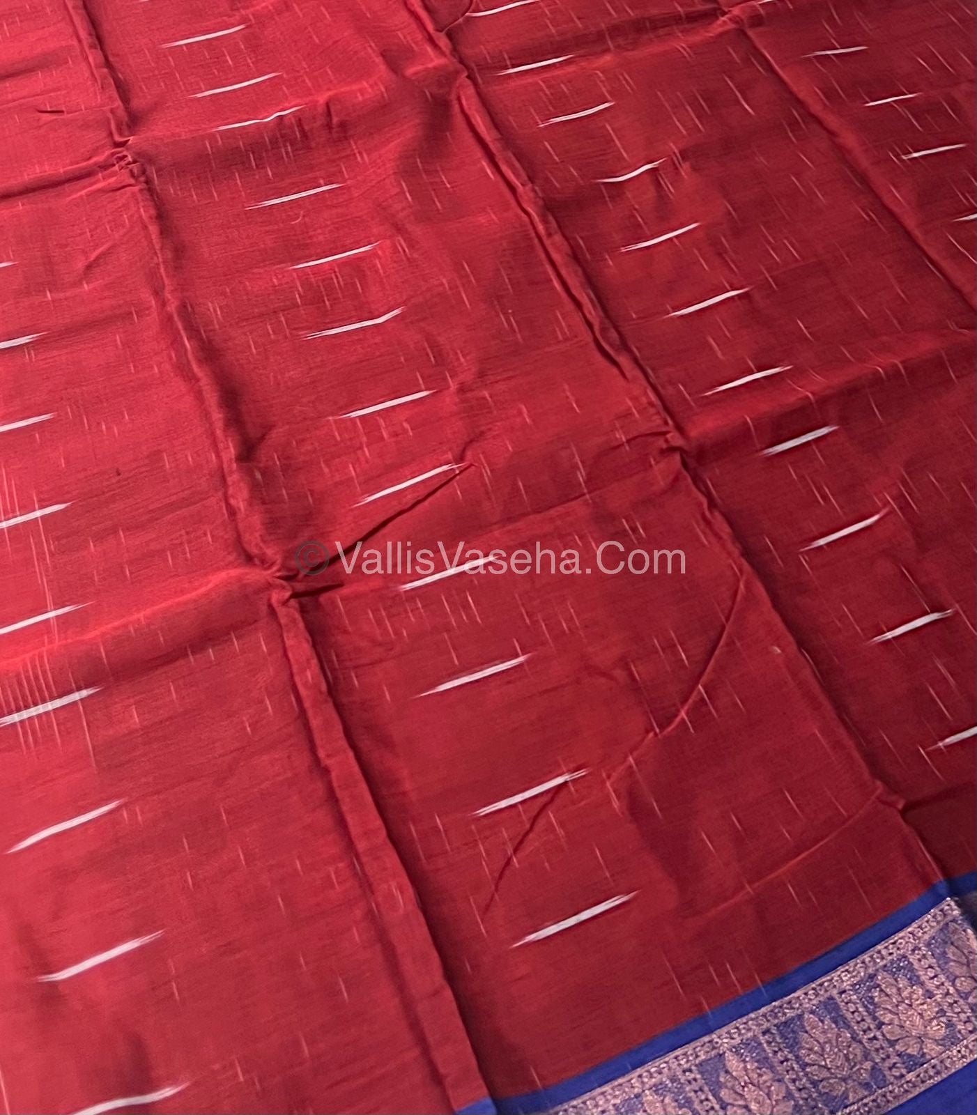Dhaka Cotton Saree - VVDCS001