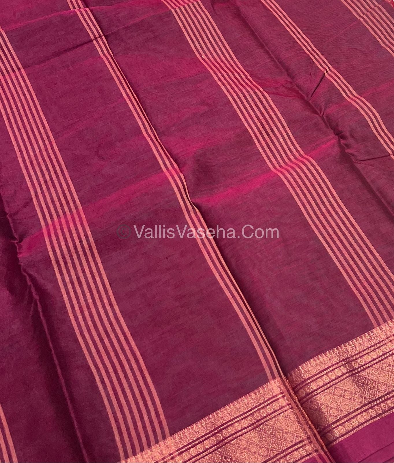 Dhaka Cotton Saree - VVDCS001