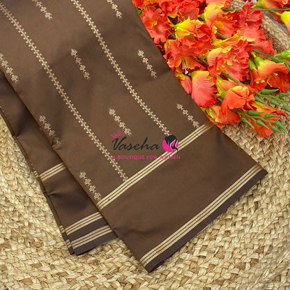 Semi Soft Silk  - Light Brown Shade - VVSSS040