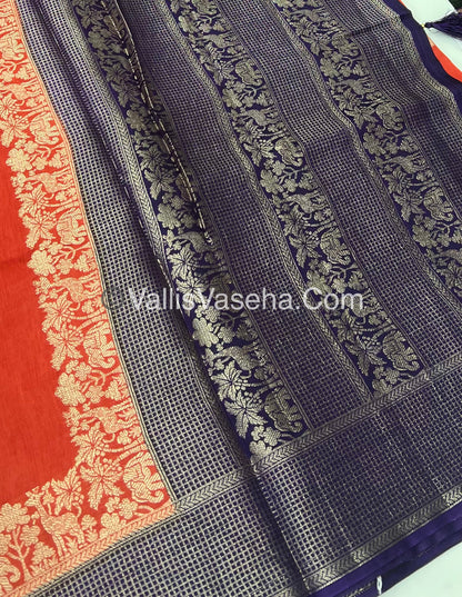 Russian Viscose - Premium Viscose Saree - VVRVS001