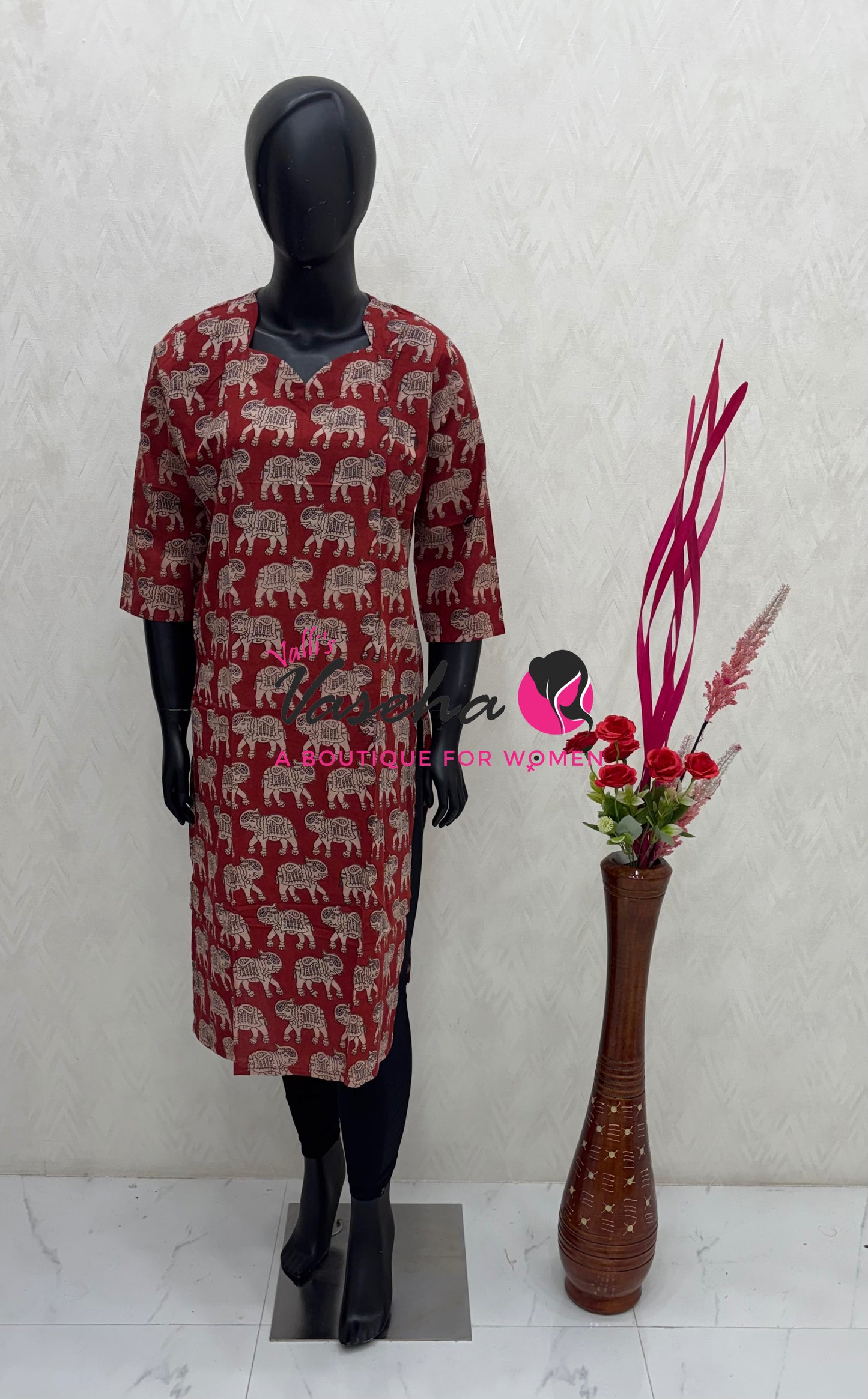 Ready Made - Kalamkari Kurti - VVRKK003