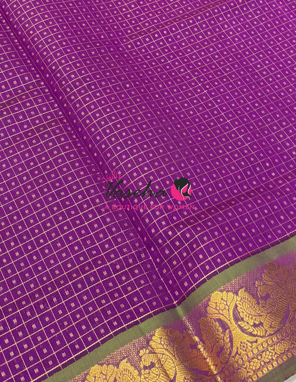 Semi Silk Cotton Saree Lakshadeepam Shade |VVSSC009