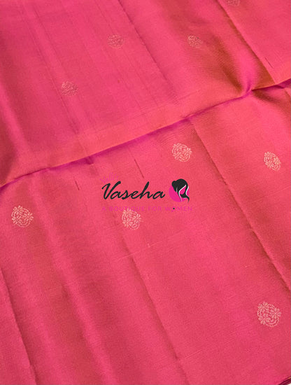 Pure Soft Silk Saree - Border Less - pink Shade - VVPSS080