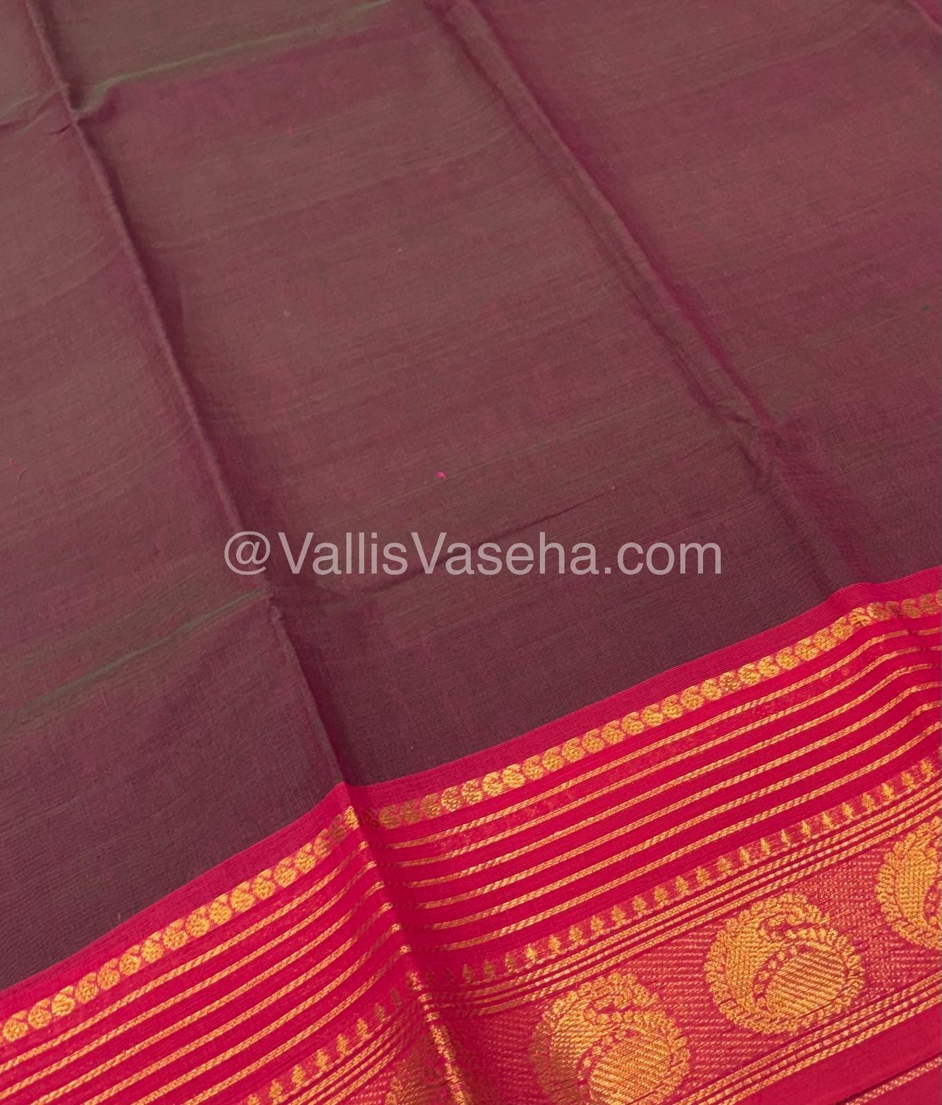 Kanchi Cotton Saree - VVKCS016