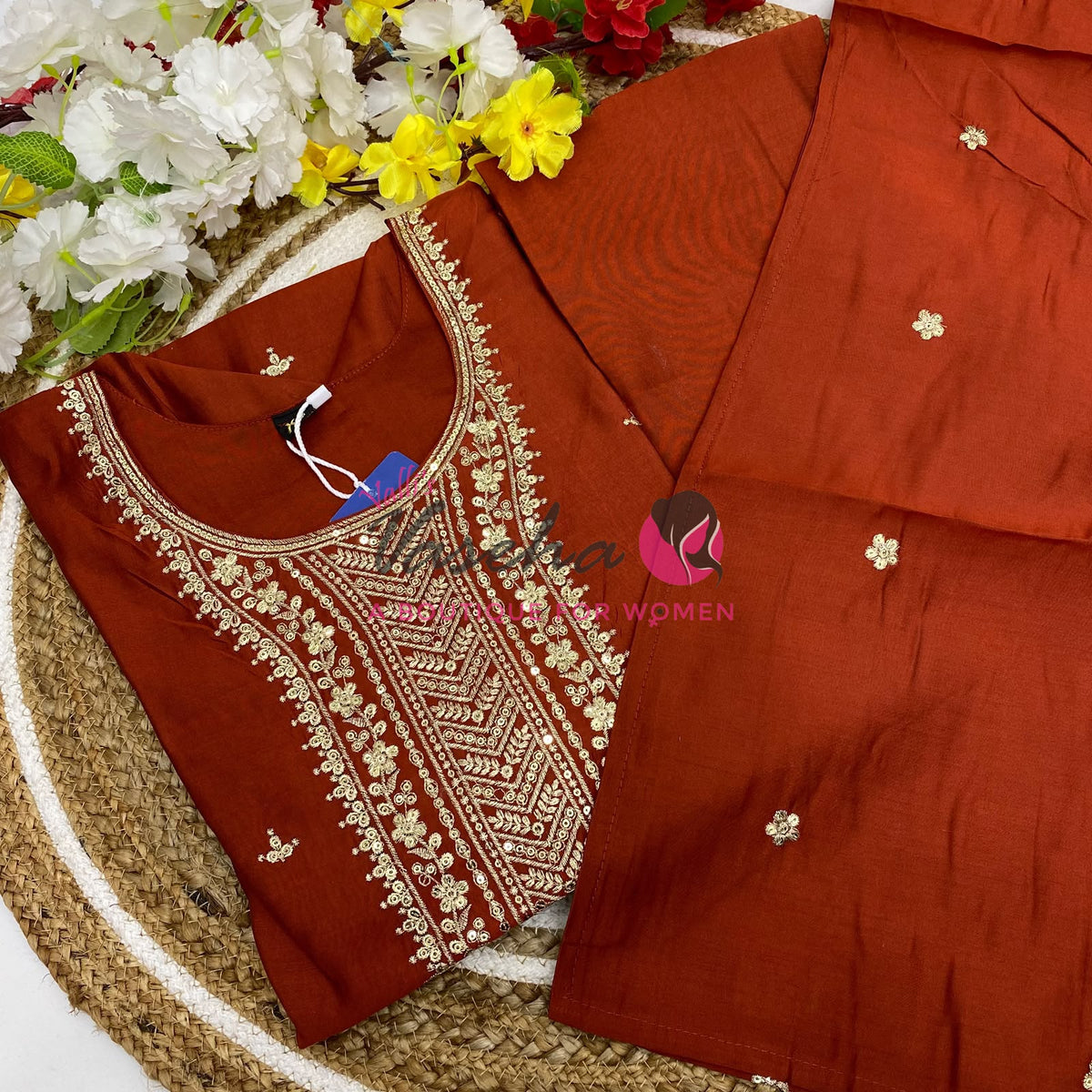 Ready Made |Salwar, Kameez & Duppatta(3pc) | Vedika Silk  | VVRMS023