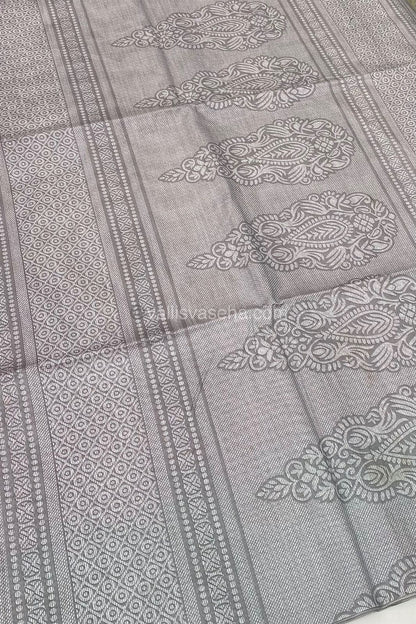 Semi Chappa Silk - Pink with Grey - VVPBSC01