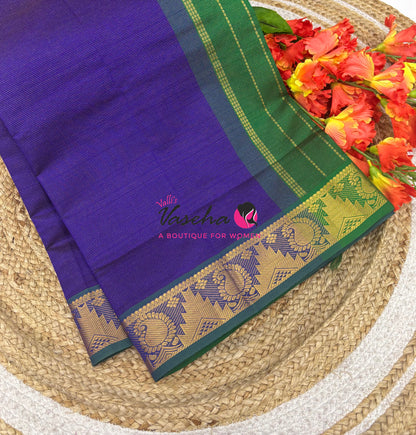 Semi Silk Cotton Saree | Vairavoosi  Design |VVSSC017