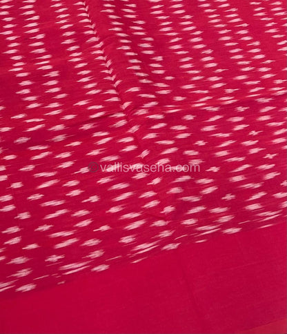 Ikkat Mercerised Cotton Saree - VVIKS001