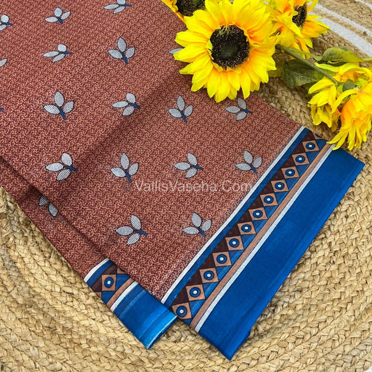 Pure Cotton Voile Saree | VVPVS001