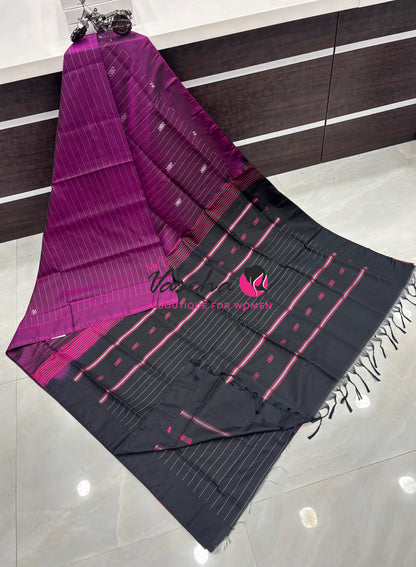 Vazhai Pattu Saree / Banana Pith - With Blouse - VVVPS003