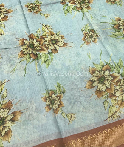 Mangalgiri Silk| Floral Prints | VVMS001