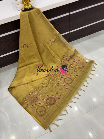 French Knot - Tissue Saree  - VVLFN019