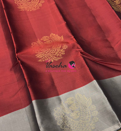 Half Mix - Pure Soft Silk Saree - VVPSS083