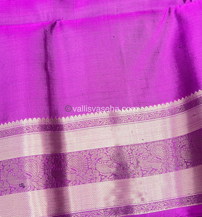 Pure Soft Silk Saree - Purple Shade - VVPSS063