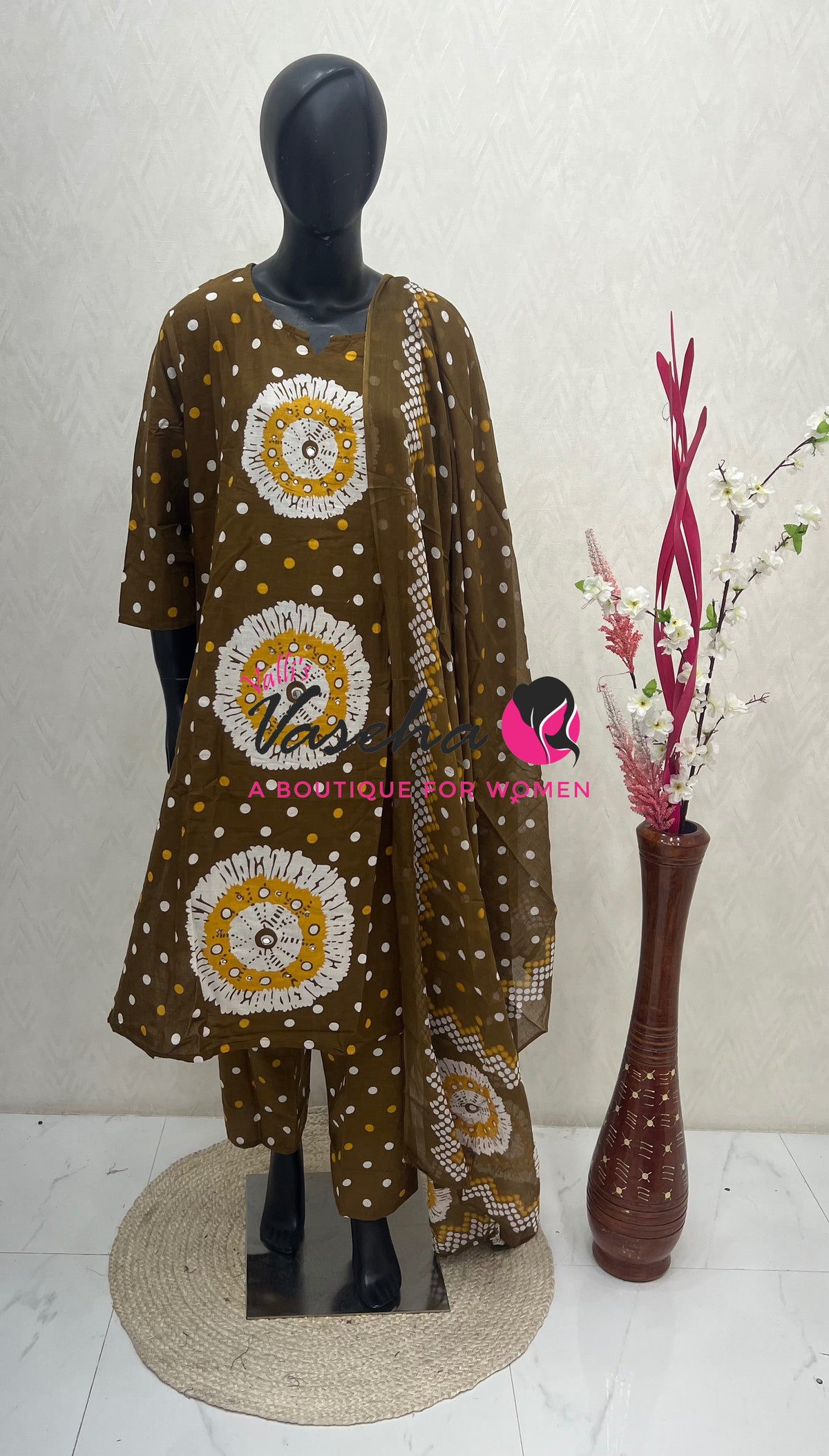 Plus Size | Ready Made |Salwar, Kameez & Duppatta(3pc)| VVRMS026