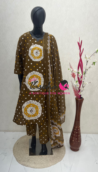 Plus Size | Ready Made |Salwar, Kameez & Duppatta(3pc)| VVRMS026