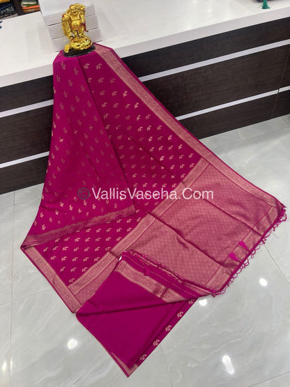 Banarasi - Heritage Silk - Semi Kathan Silk - Pink Shade - VVBHS003