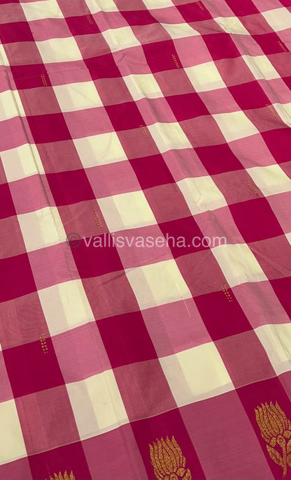 Pazhum Palamum checks - Semi Silk Sarees - VVSSS003