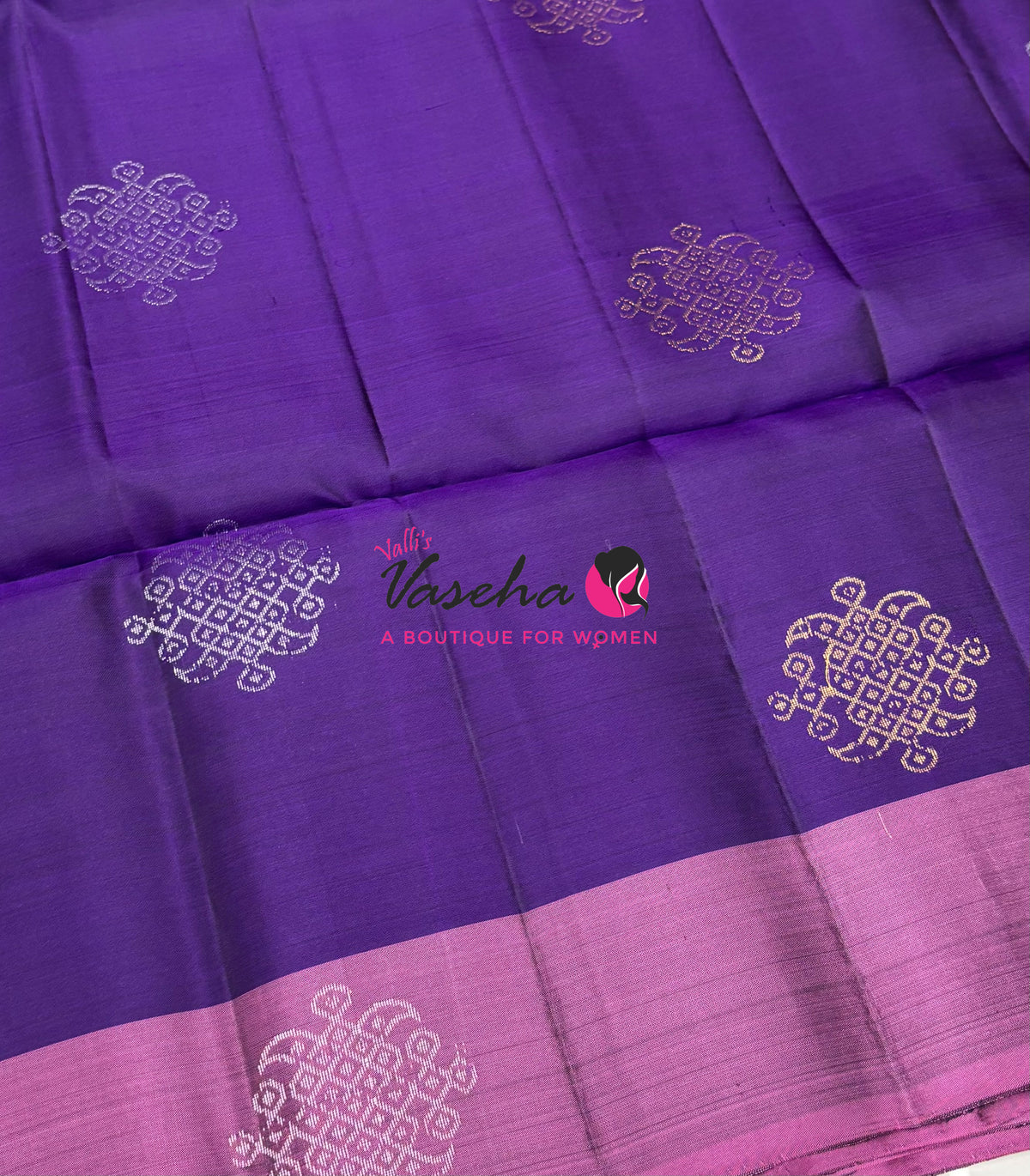 Half Mix - Pure Soft Silk Saree - Kolam Design - VVPSS158