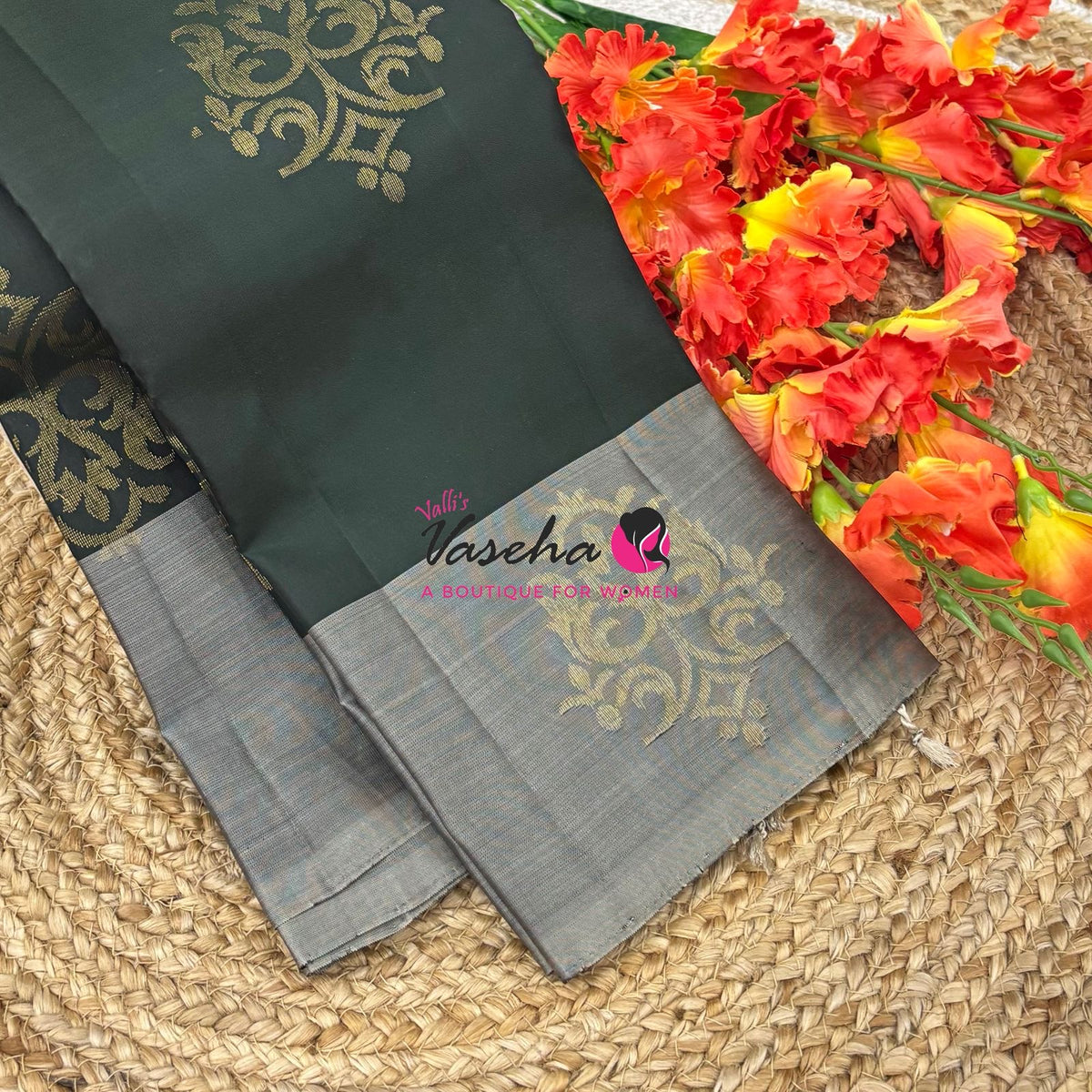 Half Mix - Pure Soft Silk Saree - VVPSS104