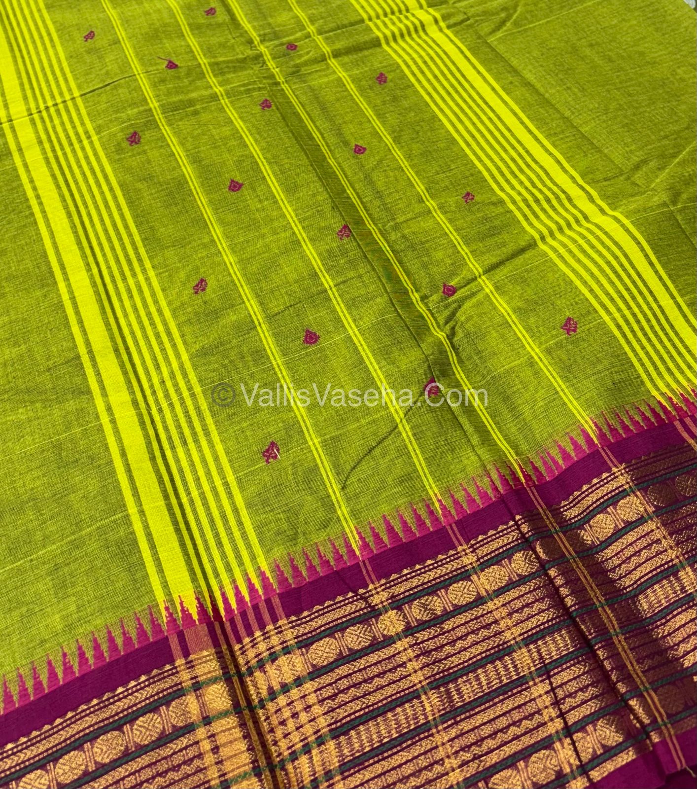 Kanchi Cotton Saree - VVKCS017