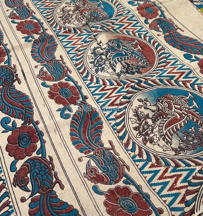 Pure Kalamkari Cotton Saree - VVPKC002