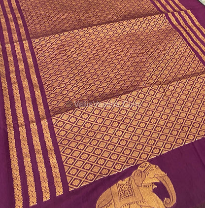 Mulberry Semi Silk - Purplish Wine Shade - VVMSS001