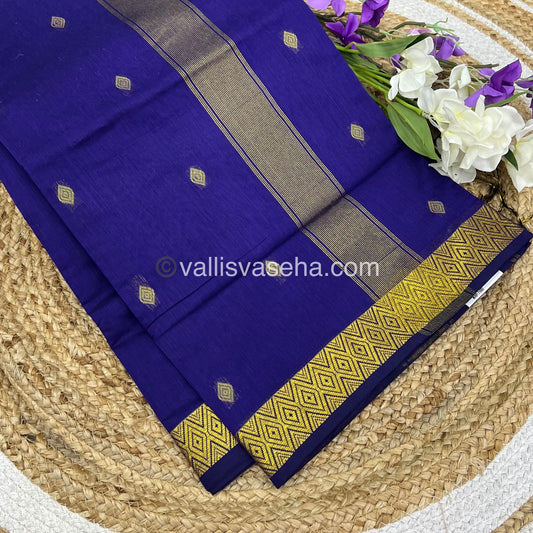 Nayanthara Inspired Saree |Semi Maheshwari Silk Cotton Saree - VVMSC002