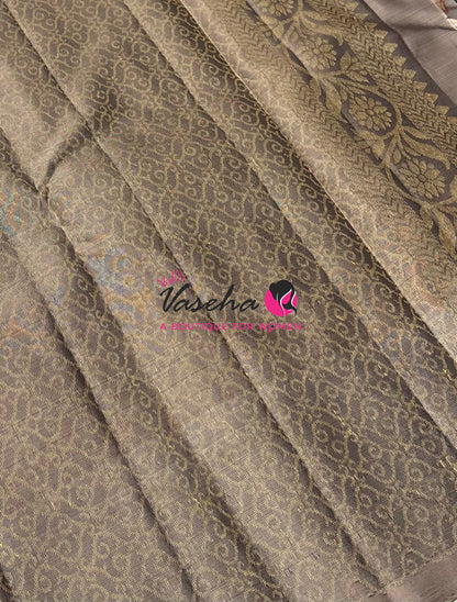Half Mix - Pure Soft Silk Saree - VVPSS104