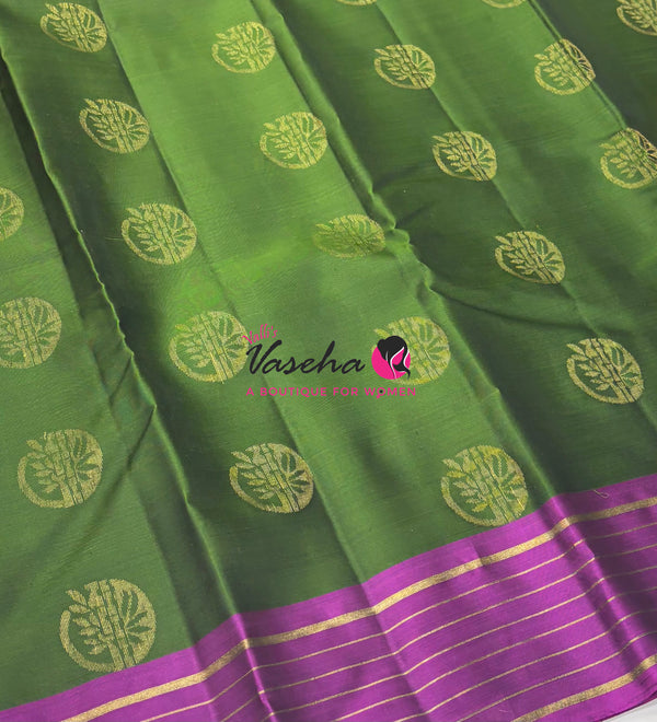 Half Mix - Pure Soft Silk Saree - VVPSS108