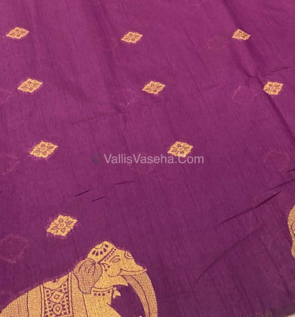 Mulberry Semi Silk - Purplish Wine Shade - VVMSS001