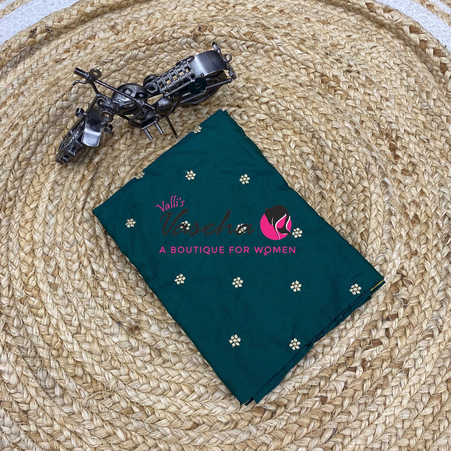 Blouse Bit - Pack Of 10pcs - Assorted-  Semi Silk - 1 mtr - VVBB005