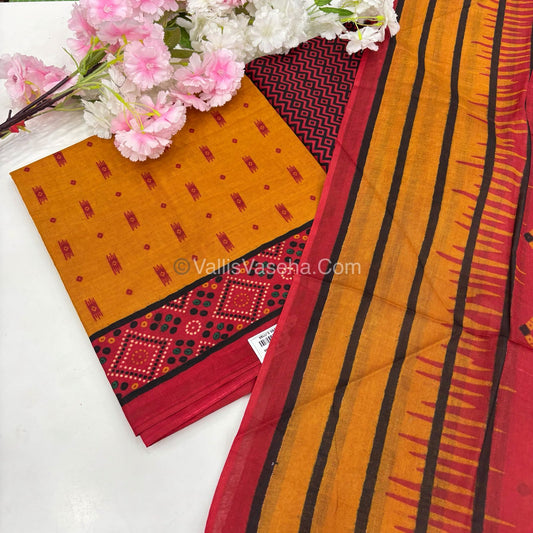 15%less - Offer Unstitched Material - Pure Cotton Material - VVDUM002