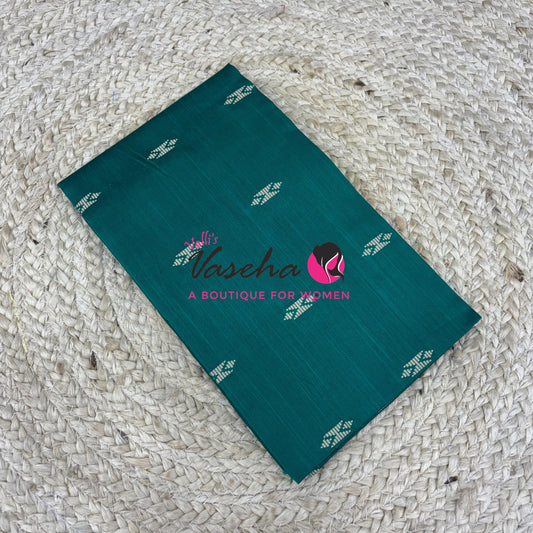 Blouse Bit - Semi Raw Silk - Thread Butta Design - 1mtr - VVBB001