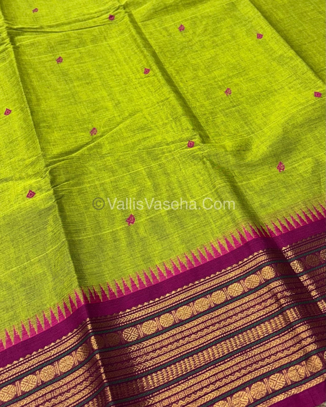 Kanchi Cotton Saree - VVKCS017