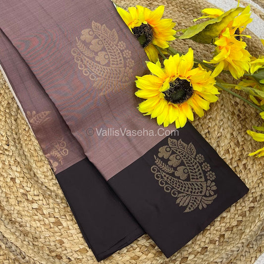 Half Mix - Pure Soft Silk Saree - VVPSS030