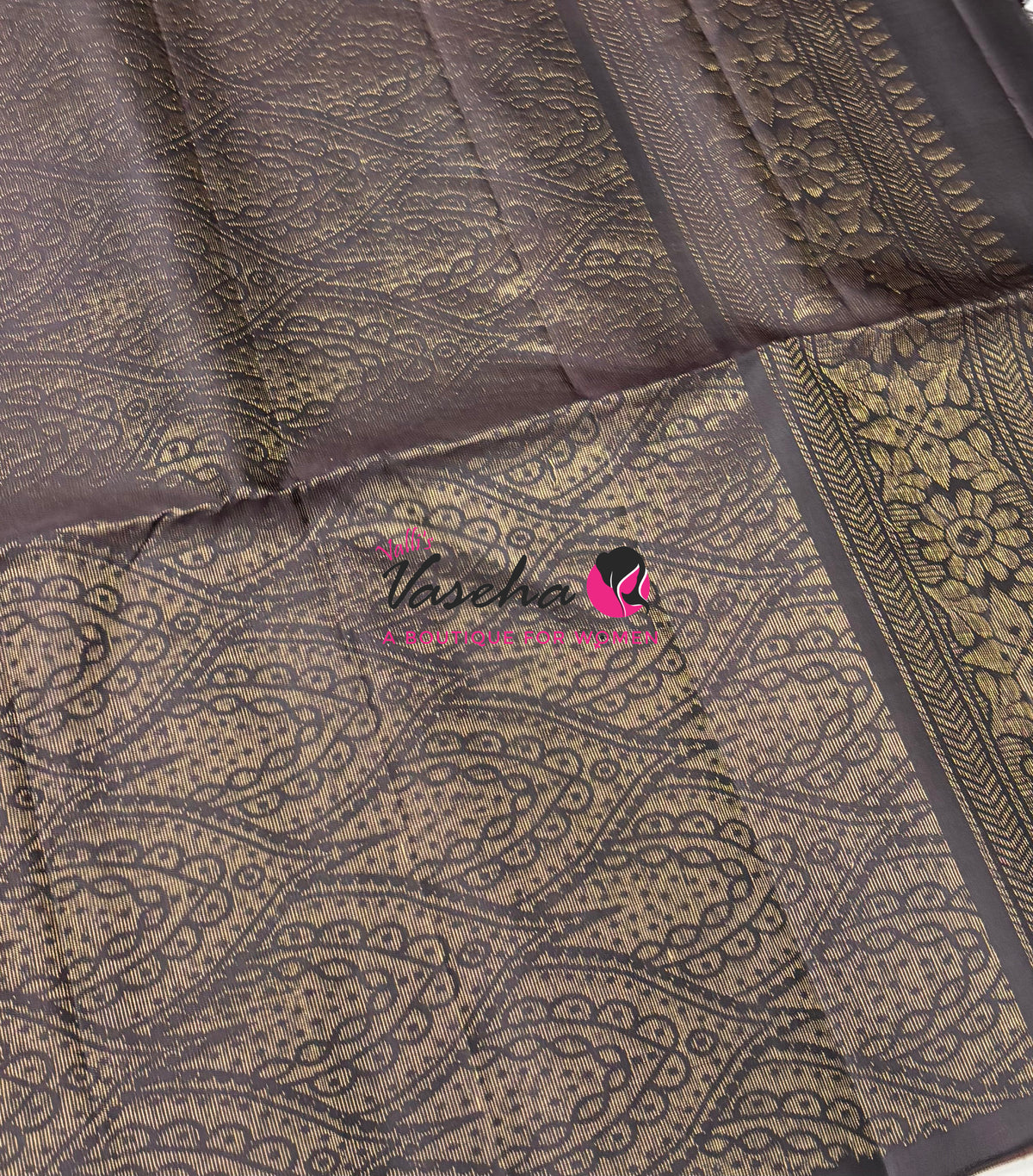Half Mix - Pure Soft Silk Saree - Pazhum Pazhamum Checks - VVPSS157