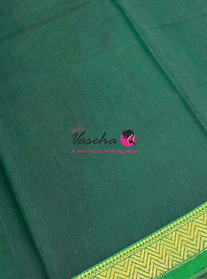 Fancy Mixed Cotton - Purple With Green Shade - VVFMC005