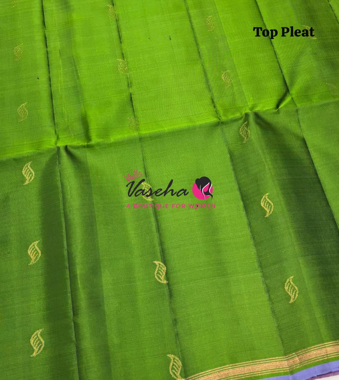 Pure Soft Silk Saree - Partly Pallu -  Half & Half Saree - VVPSS088