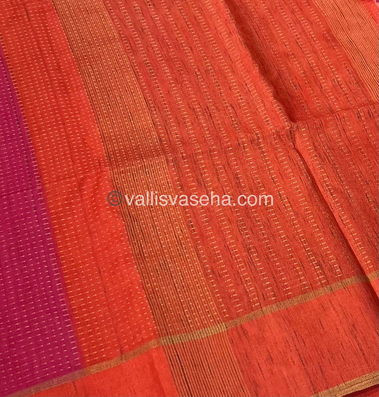 Semi Tussar Silk - Vairavoosi Design - VVSTS037