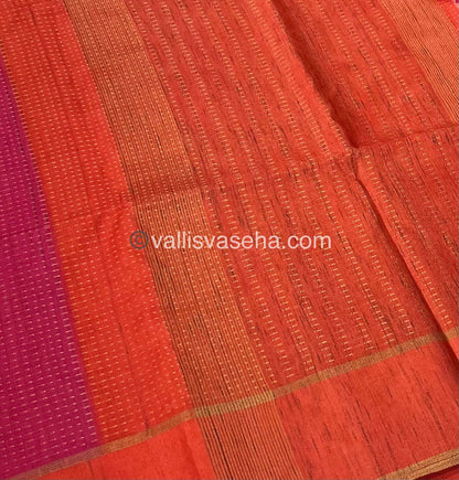 Semi Tussar Silk - Vairavoosi Design - VVSTS037