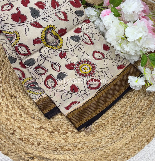 Chennur Silk | Kalamkari Prints | VVCKS006