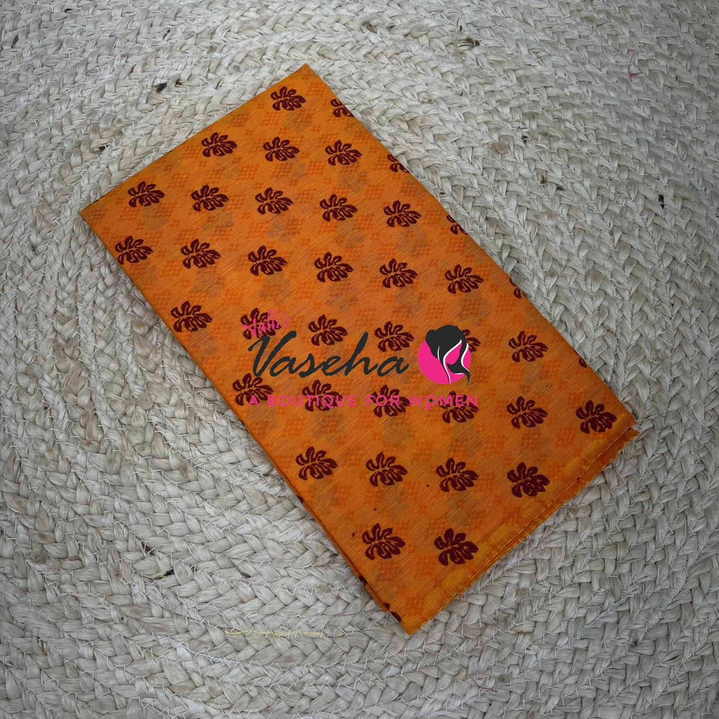 Blouse Bit - Pure Cotton - Self Bobby  Print - 1 mtr - VVBB001