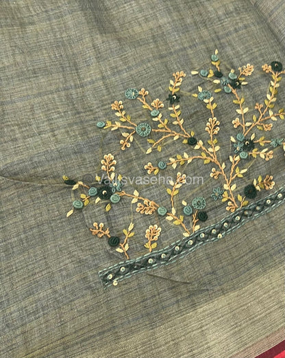French Knot - Tissue Saree -  VVLFN001