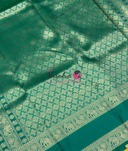 Semi Soft Silk - Green With Green - VVSSS036