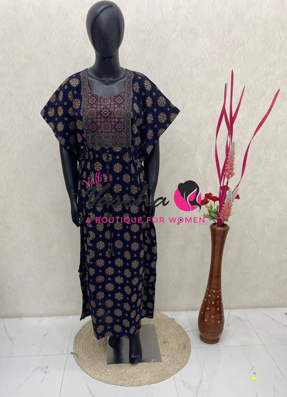 Long Kaftan  - Nighties - VVJN001